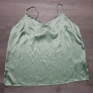 TOPSHOP Mint Green Flowy Tank Top. Size 8 US